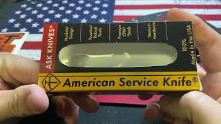 Medford ASK (American Service Knife ) And some Northwoods Leather Work Slips