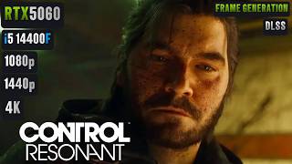 Control Resonant RTX 5060 FPS TEST | RTX 5060 & i5 14400F Benchmark 1080p/1440p/4K