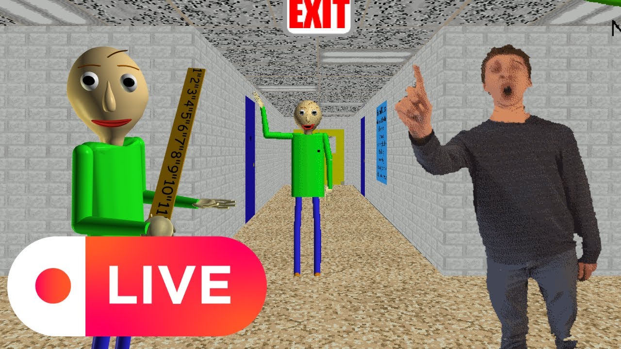 Chilling and Playing Horror Games: Baldi's Basics Classic Remastered ...