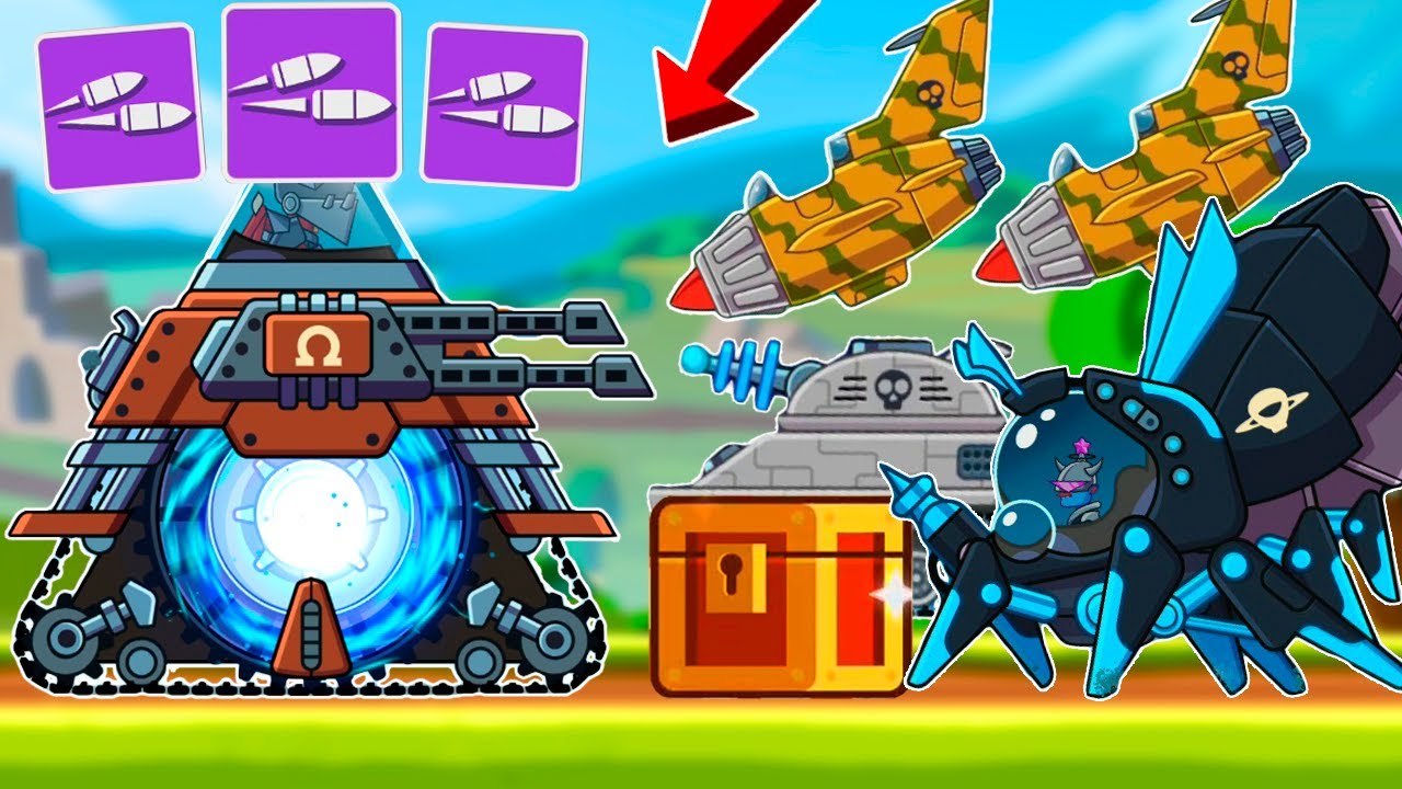 СКРЫТАЯ ИМБА! ТАНК ДИНАМО и Бустер ДВОЙНАЯ ПУЛЯ против ВСЕХ ТАНКОВ на карте ДЖУНГЛИ в Hills of Steel