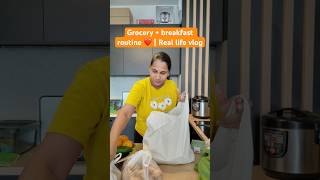 Grocery Breakfast Routine Real Life Vlog