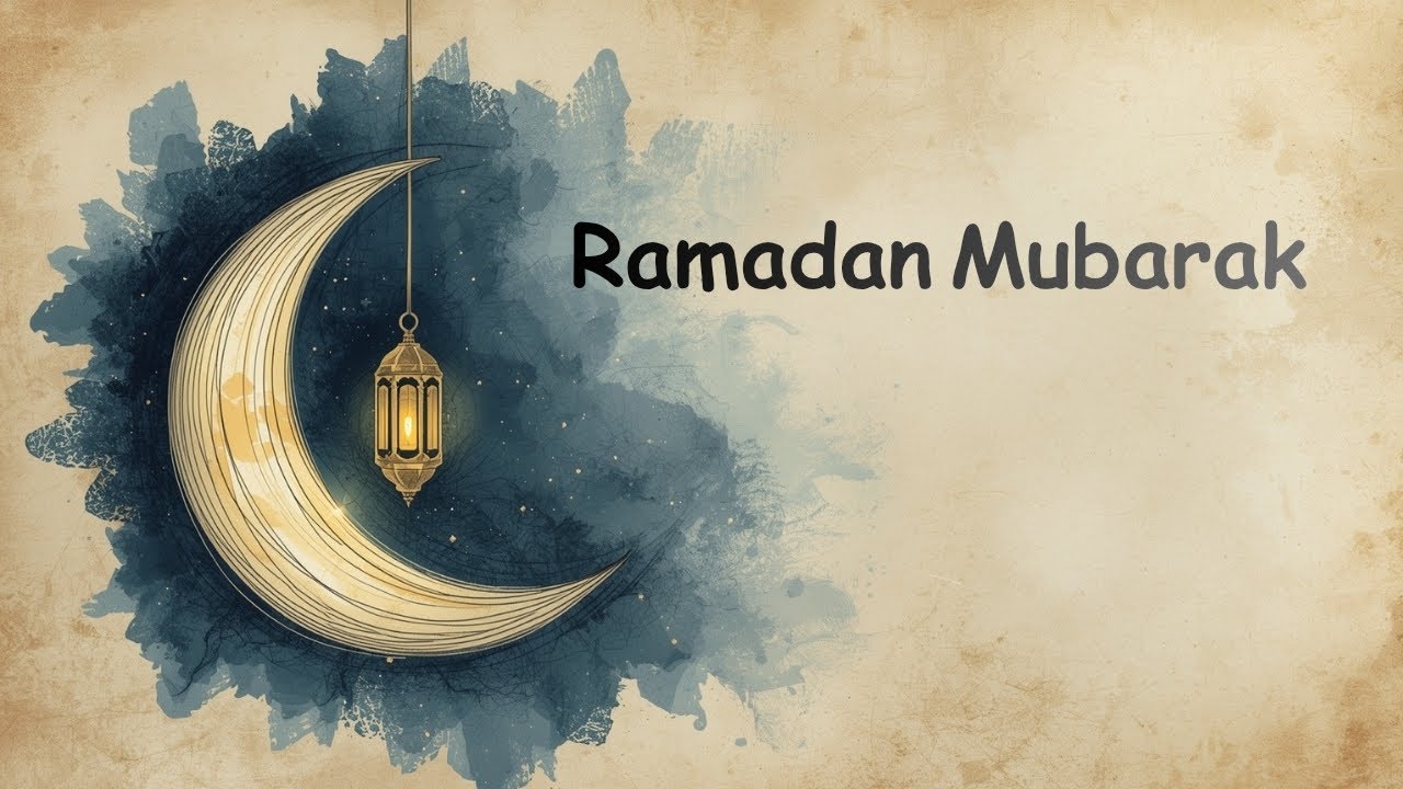 Sketching of Ramadan crescent. Ramadan Mubarak everyone 🌙.. 