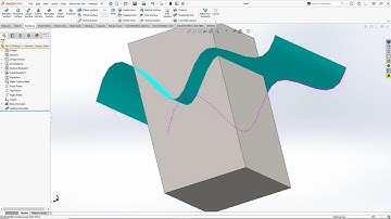 SolidWorks Tutorial: Cut With Surface