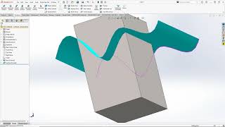 SolidWorks Tutorial: Cut With Surface