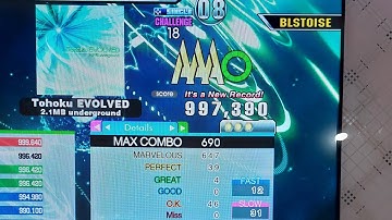 Tohoku EVOLVED CSP 997,390 Great Full Combo AAA