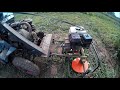 роторная косилка от мотоблока на мини тракторе