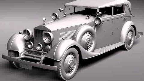 Rolls Royce Phantom II Star of India 1934 3D model from CGTrader.com