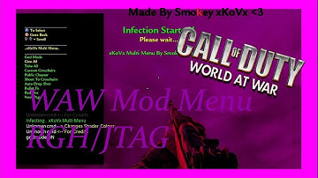 Cod World at War|Mod Menu|xKoVx Multi Menu|RGH/Jtag