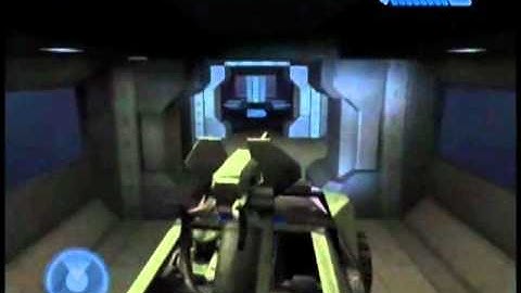 "Halo 1 How To" - Warthog Inside The Security Room on Silent Cartographer