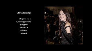 songs “Olivia Rodrigo”playlist [speed up]