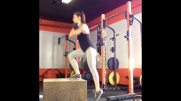 Single Arm KB Front Rack Contralateral Step Up