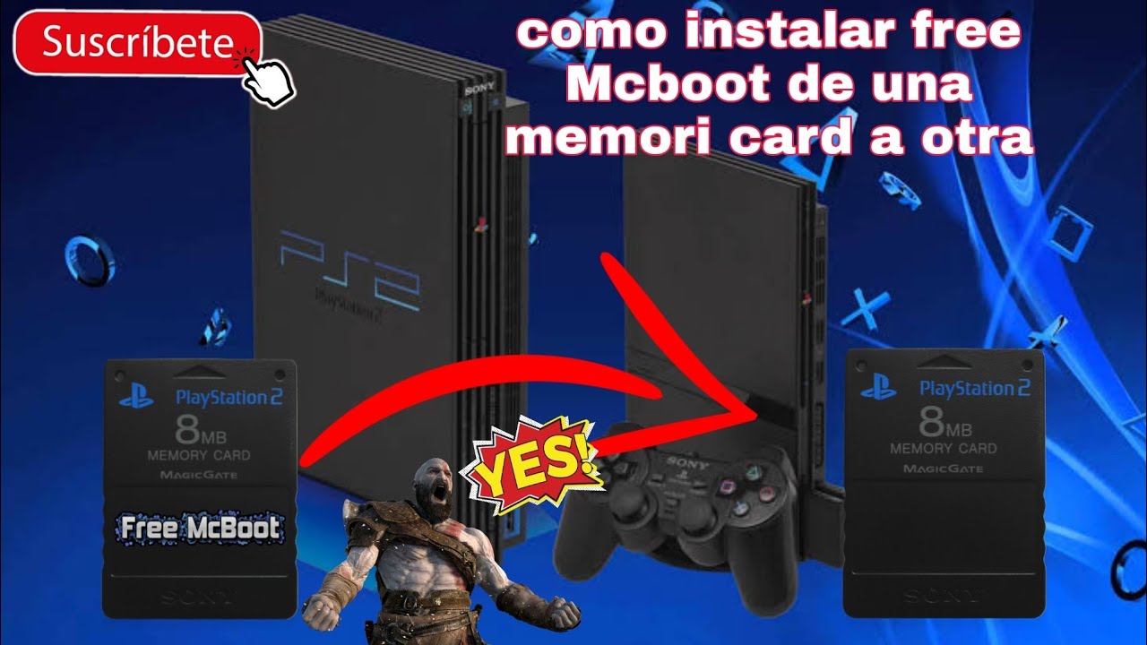 Como Instalar Free Mcboot de una memori card a otra (Facil)😁✌