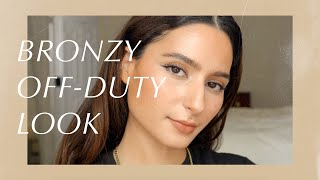 Bronzy Off-Duty Look | SAIE BEAUTY, HOURGLASS, SURRATT.