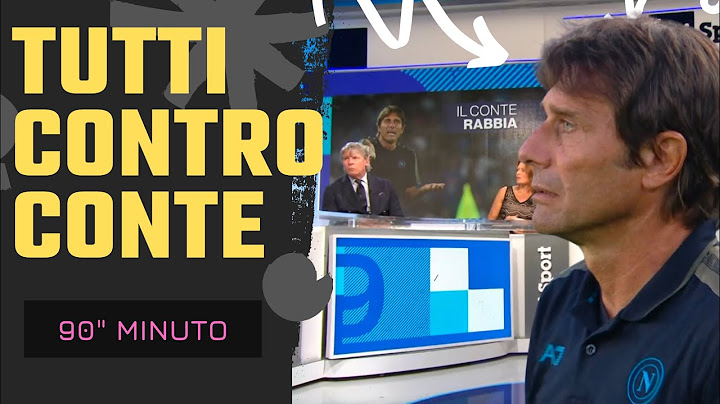 Tutti contro Conte a 90° Minuto: "Ha sbagliato tutto" | Post Verona Napoli 3 - 0