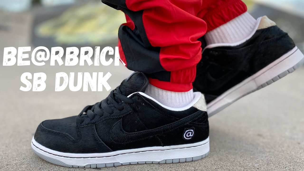 BETTER THAN EXPECTED! NIKE SB DUNK BE@RBRICK MEDICOM TOY REVIEW & ON FOOT