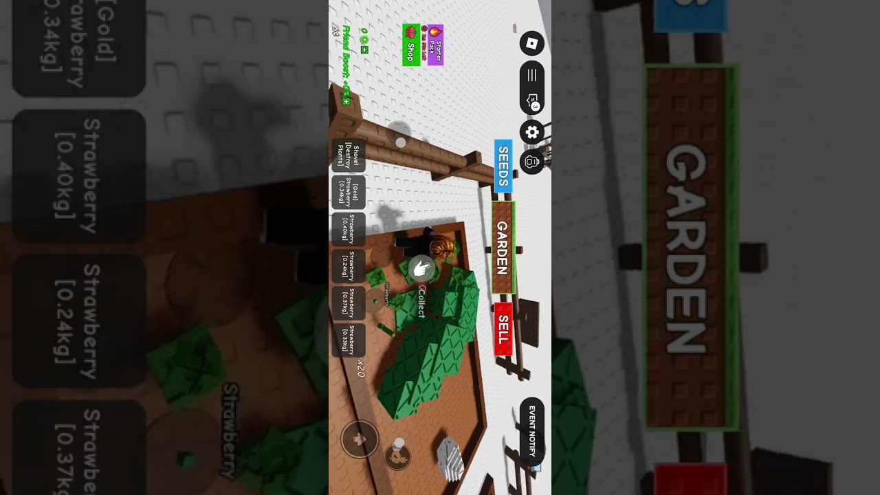 First video of grow a garden 