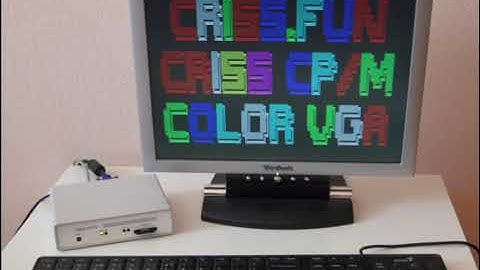 CRISS CP/M - Modern Z80-compatible Computer, Version with Color Output