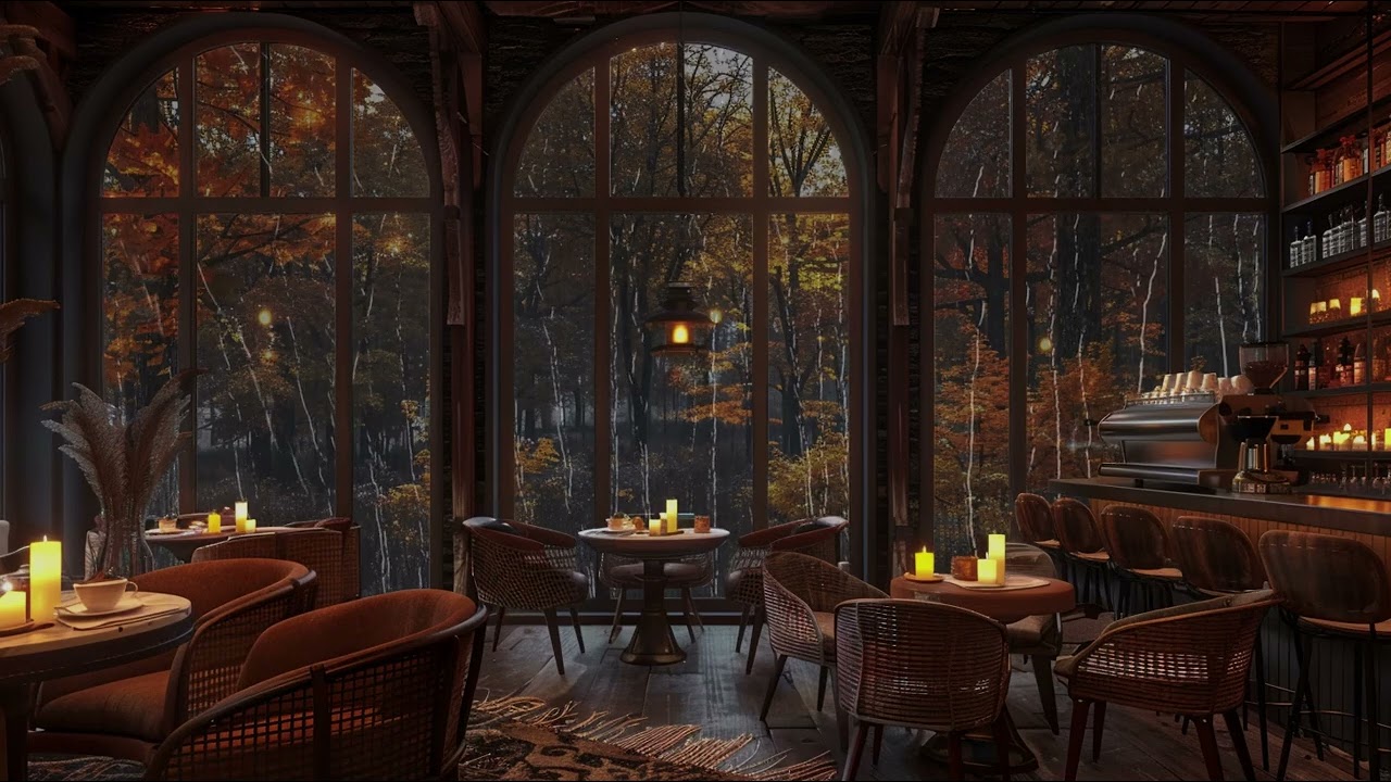 Soulful Jazz Hideaway: Cozy Coffee Shop Vibes, Tranquil Autumn and Restful Deep Sleep