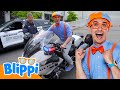 Blippi Meets Heroes at the Police Department! 🚓 | Learning for Kids! | Blippi Educational Videos