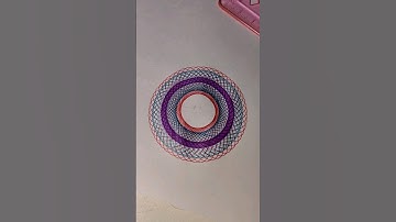Count the number of circles drawn by pen in total??? #spirograph #viralvideo #viral #youtubeshorts