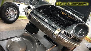 Porsche 911 Restoration Installing fuel tank! Video 71