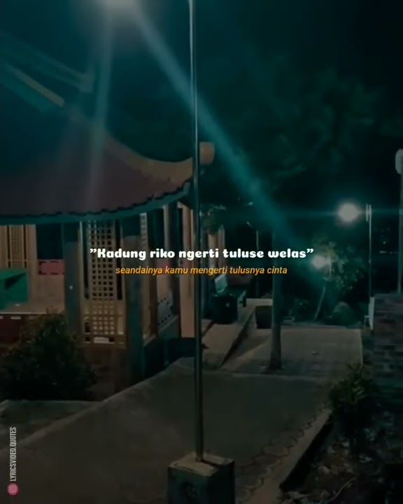 Story wa lagu kepaling. malam yang sunyi