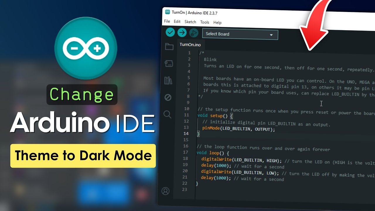 Как включить темный режим в Arduino IDE | Учебное пособие по Arduino