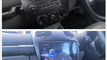 Volswagen Beetle 2004-2010 Android head unit radio touch screen installation