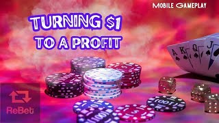 I Gambled ReBet Money to turn it into Profit ! 