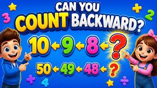 Count Backward from 10 to 0 | Can You Get 10/10 🧠| Ages 4–6 | Practice 1 Guide