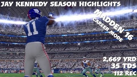 Ahhh The Nostalgia 😢 | Jay Kennedy Season Highlights | Madden 16 Career Mode