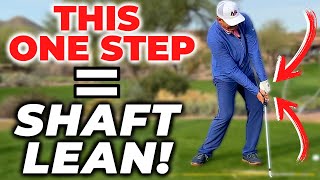 You'll Create EFFORTLESS Shaft Lean At Impact With THIS! (Wield A Strong Golf Grip)