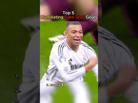 Top 5 Most Humiliating Fake Shots In Football