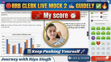 🎯 GUIDELY RRB CLERK LIVE 🛑 MOCK 2 ✍️| SHARE SCORE👇| ⏰LIVE ATTEMPT #ibps youtubevideos #rrb #rrbclerk