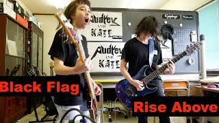 Black Flag - Rise Above - guitar   bass - #cover #ブラックフラッグ