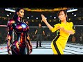 Crazy Fight 🔥🐉Iron Woman vs. Bruce Lee woman - EA Sports UFC 4 Rematch