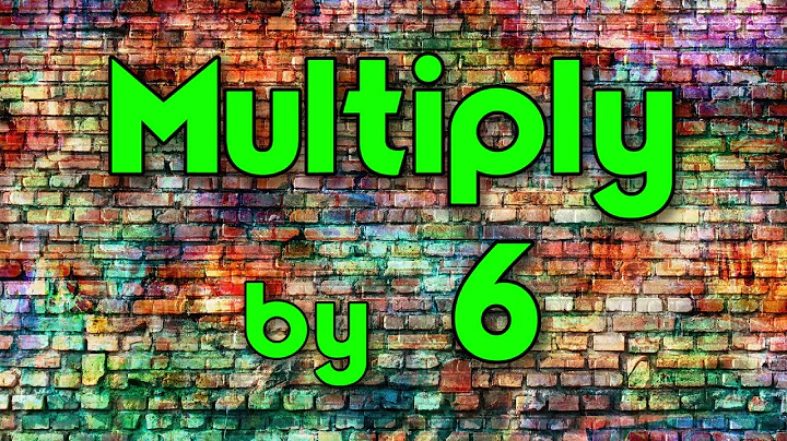 Multiply by 6 | Learn Multiplication | Multiply By...