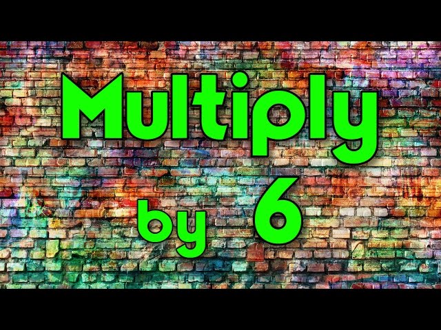 Multiply by 6 | Learn Multiplication | Multiply By Music | Jack Hartmann class=