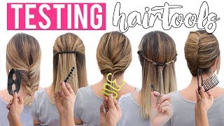 TRYING 5 WEIRD HAIR TOOLS | PATRY JORDAN