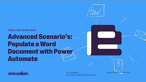 Advanced Scenarios    Populate a Word Document with Power Automate