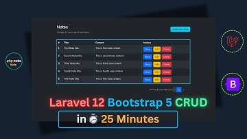 😱Bouw een volledig CRUD-systeem met Laravel 12 en Bootstrap 5 in 25 minuten | Laravel 12 Bootstra...