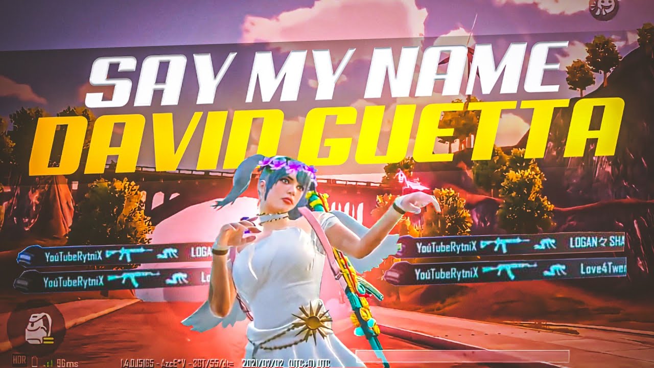 Say My Name ( 4K ) - David Guetta | iPhone Xr BGMI HDR Extreme Montage