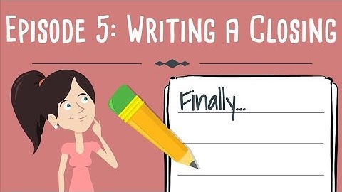 Realistic Fiction Writing for Kids Episode 5: Writing a Closing