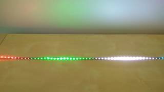 rainbow lighting led strip demo