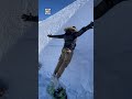 Snow angel fail Well that went well 😂❄️                               🎥: Carlos Materan via ViralHog