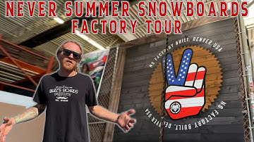 How to Make a Snowboard | Never Summer Factory Tour, Denver Colorado
