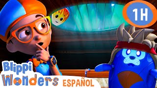 Dentro de una guitarra | Blippi Wonders | Caricaturas para niños | Videos educativos para niños