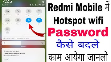 Redmi Mobile Me Hotspot Password Kaise pata kare। Redmi Mobile Me Hotspot Password Kaise change kare