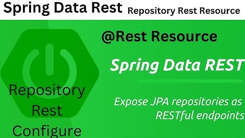 Spring Data Rest In SpringBoot |Repository Rest Resource in SpringBoot |Rest Resource-enable/disable