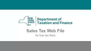 Sales Tax Web File Demonstration for  Fuel Tax Filers screenshot 1